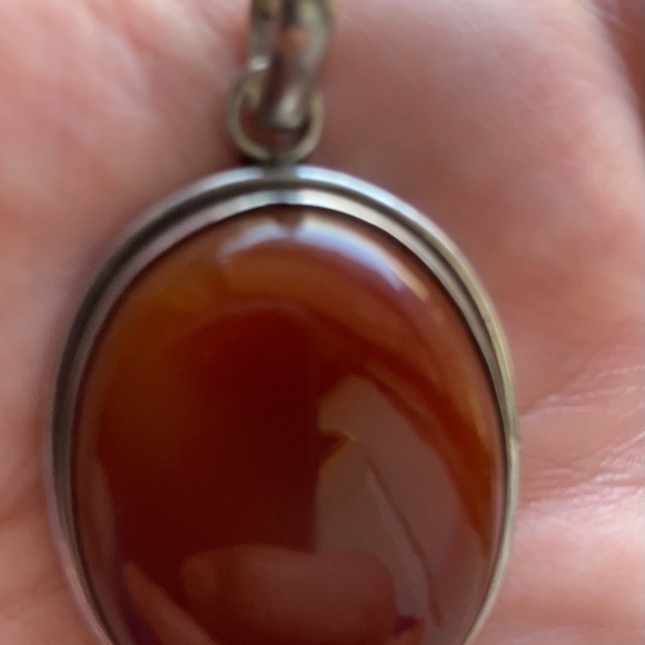 EUC 925 Indian Red Ruby Pendant Size:   2 inches - Picture 4 of 7